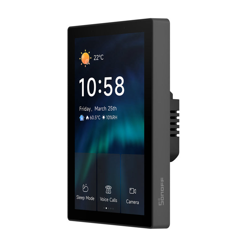 Sonoff NSPanel Pro 120 smart kontrollpanel med Zigbee, Matter och WiFi, svart