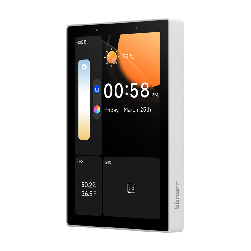 Sonoff NSPanel Pro 120 smart kontrollpanel med Zigbee, Matter och WiFi, vit