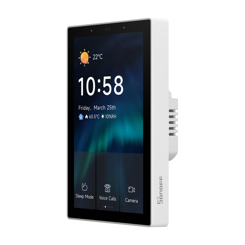Sonoff NSPanel Pro 120 smart kontrollpanel med Zigbee, Matter och WiFi, vit