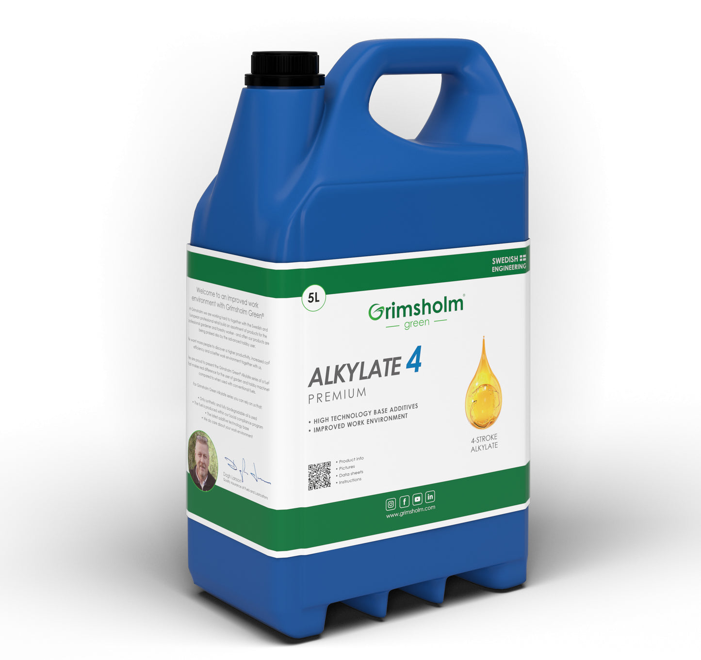 Grimsholm Alkylate 4 alkylatbensin, 5 L