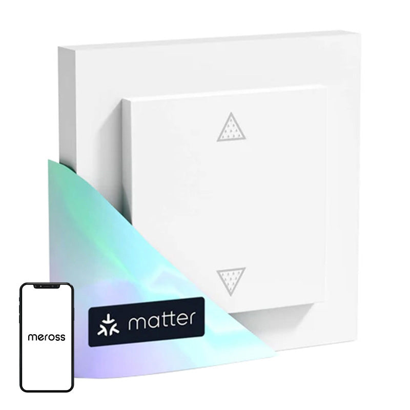 Meross MRS105MA-EU smart WiFi-styrning för rulljalusier och persienner, Matter