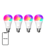 Meross MSL120 smart WiFi LED-lampa E27 med RGB, 4-pack, HomeKit