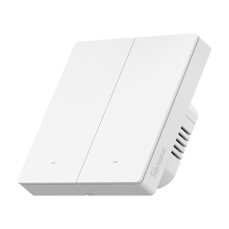 Sonoff ZBM5-2C-86W Zigbee touchbrytare för vägg, 2 kanaler, 87 x 87 mm