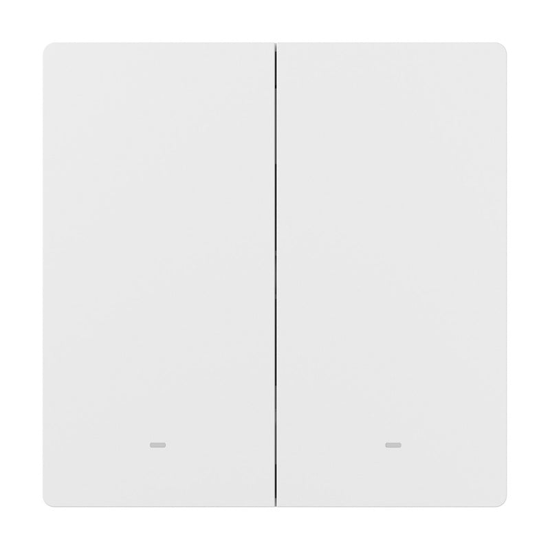 Sonoff ZBM5-2C-86W Zigbee touchbrytare för vägg, 2 kanaler, 87 x 87 mm