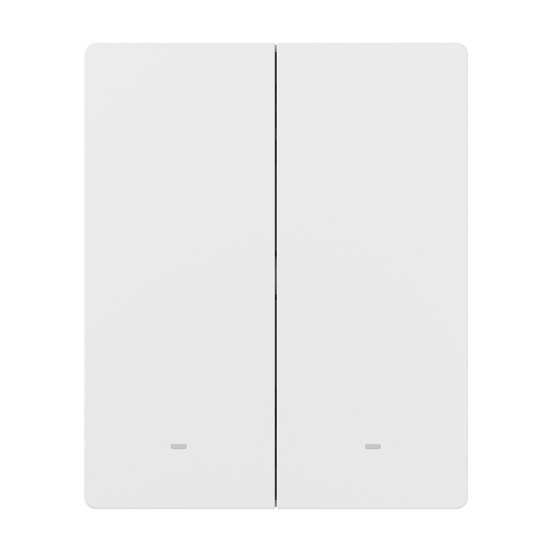 Sonoff ZBM5-2C-80W Zigbee touchbrytare för vägg, 2 kanaler, 86 x 71 mm