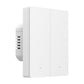 Sonoff ZBM5-2C-80W Zigbee touchbrytare för vägg, 2 kanaler, 86 x 71 mm