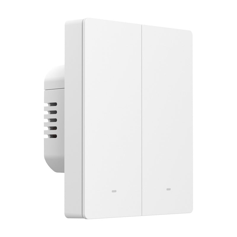 Sonoff ZBM5-2C-80W Zigbee touchbrytare för vägg, 2 kanaler, 86 x 71 mm