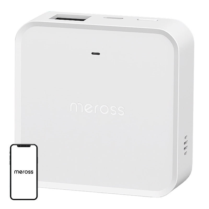 Meross MSH450MA Matter-hubb med Wi-Fi, Ethernet och 110 dB larm