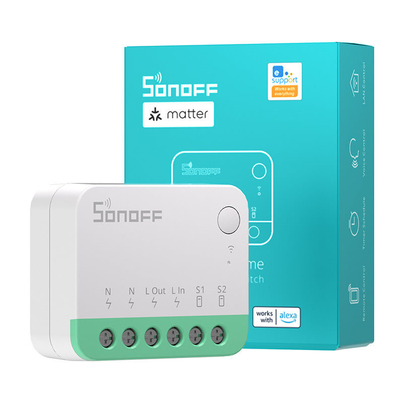 Sonoff MINIR4M smart Wi-Fi-minibrytare med Matter