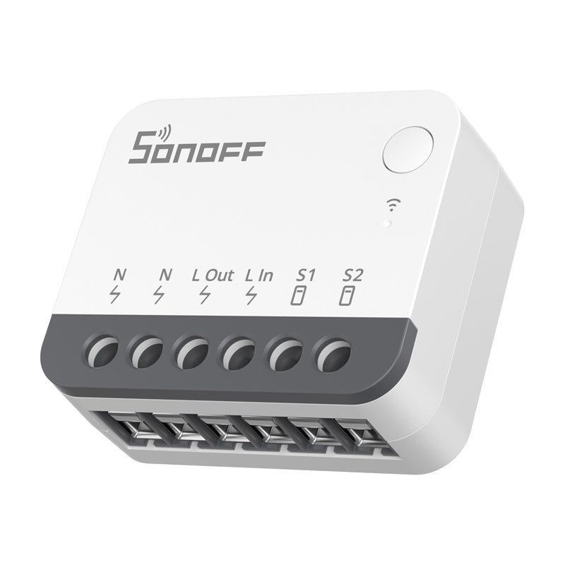 Sonoff ZBMINIR2 smart Zigbee-minibrytare för dosmontage