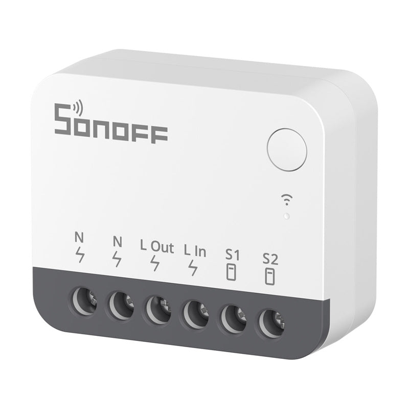 Sonoff ZBMINIR2 smart Zigbee-minibrytare för dosmontage