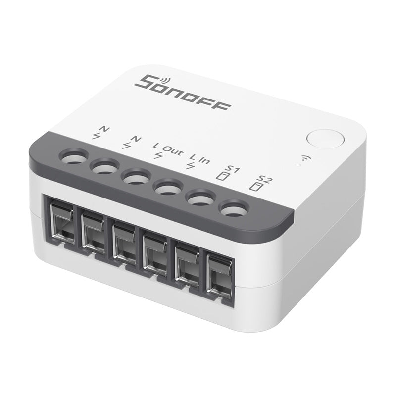 Sonoff ZBMINIR2 smart Zigbee-minibrytare för dosmontage