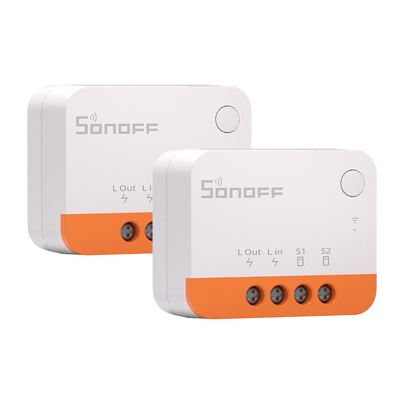 Sonoff ZBMINIL2 smart Zigbee-minibrytare utan nolledare, 2-pack