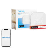 Meross MTS215MA(EU) smart Wi-Fi-termostat för elgolvvärme med Matter