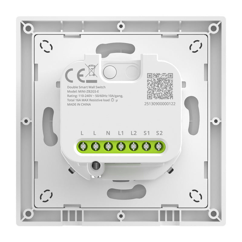 Sonoff MINI-ZB2GS-E Zigbee-strömbrytare med 2 kanaler och routerfunktion