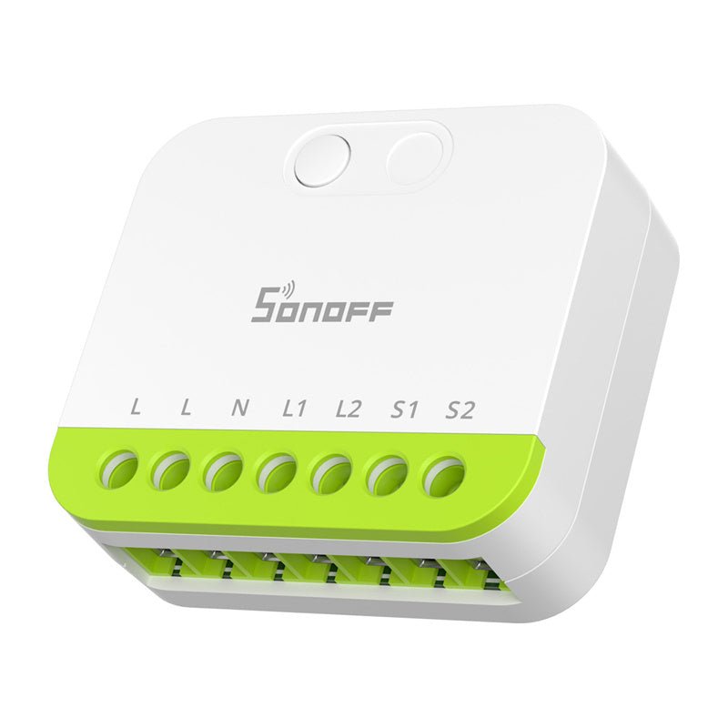 Sonoff MINI-ZB2GS Zigbee tvåkanals styrmodul för belysning