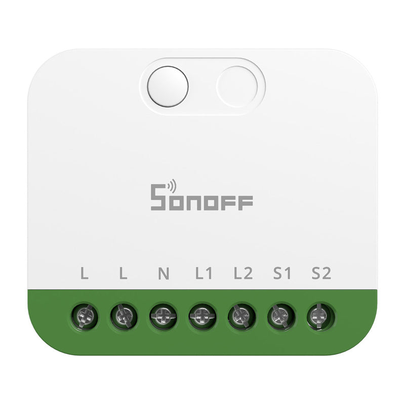 Sonoff MINI-2GS Matter tvåkanals styrmodul med Wi-Fi