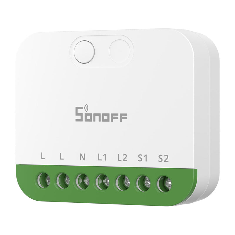 Sonoff MINI-2GS Matter tvåkanals styrmodul med Wi-Fi