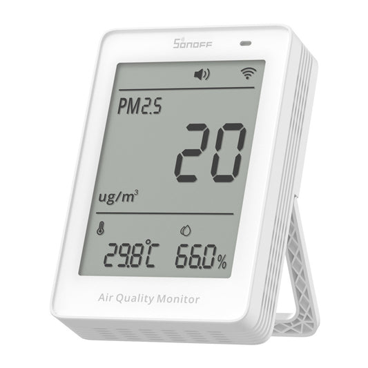 Sonoff AirGuard SAWF-07P Wi-Fi luftkvalitetsmätare med LCD-display