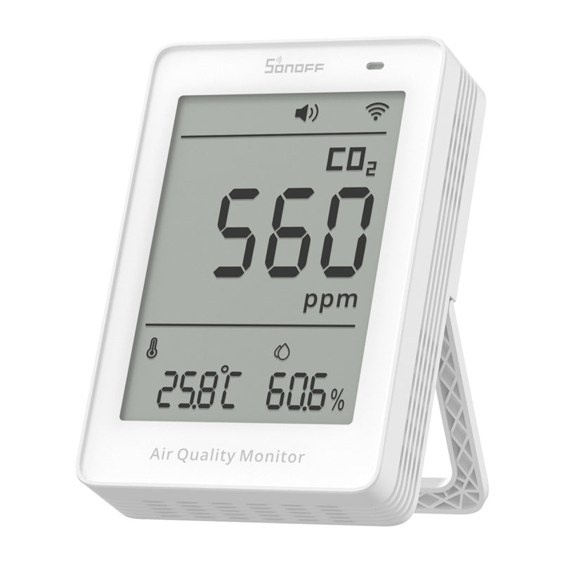 Sonoff AirGuard SAWF-08P CO2-mätare med WiFi, Matter och LCD-display