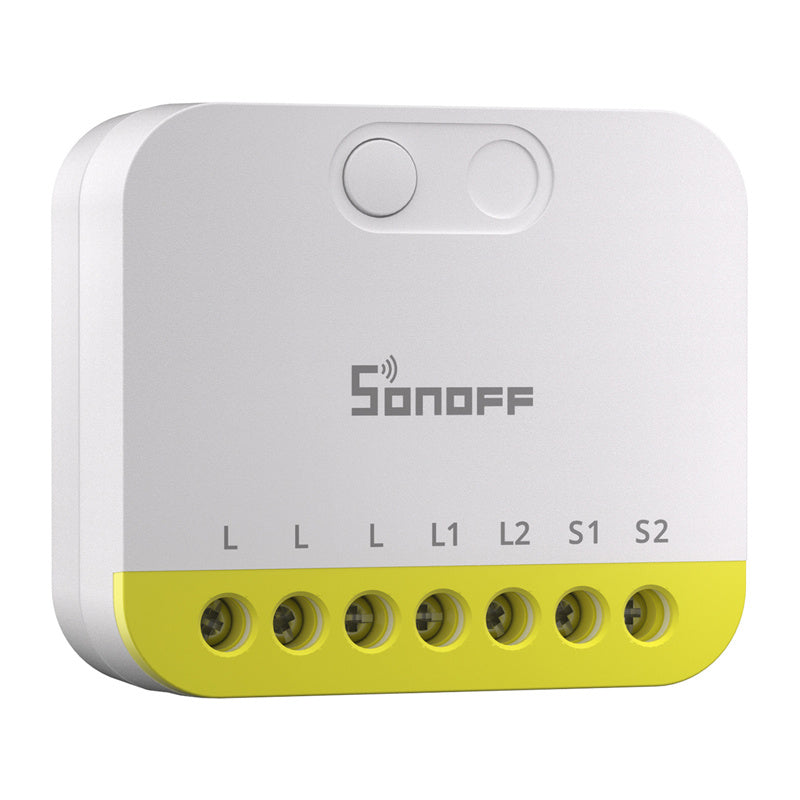 Sonoff MINI-ZB2GS-L Zigbee tvåkanalig reläbrytare utan nolla