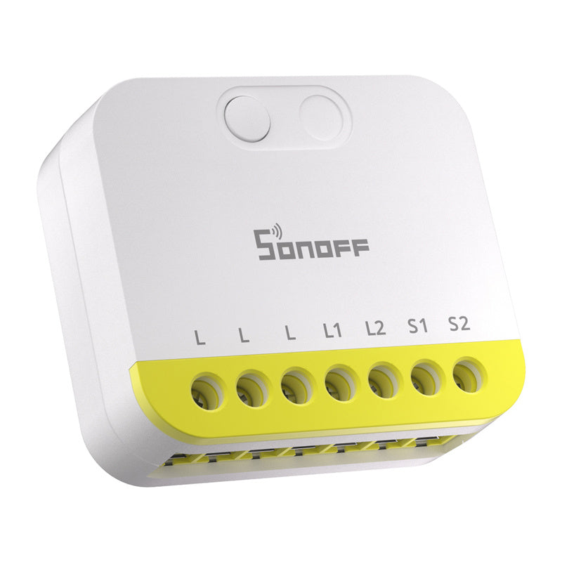 Sonoff MINI-ZB2GS-L Zigbee tvåkanalig reläbrytare utan nolla