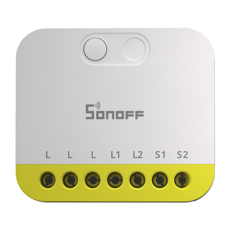 Sonoff MINI-ZB2GS-L Zigbee tvåkanalig reläbrytare utan nolla