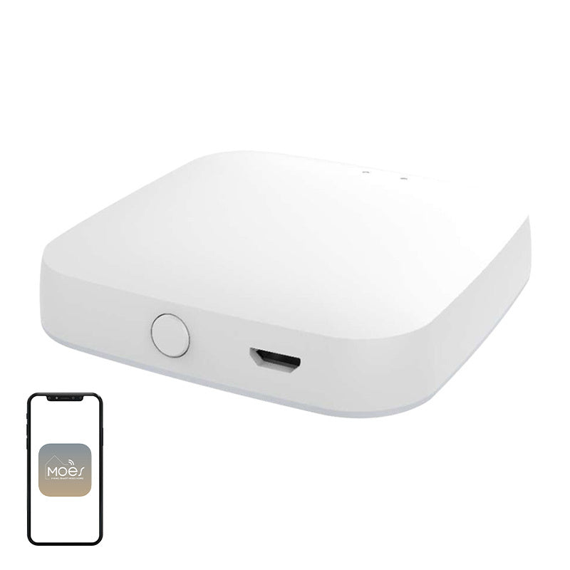 MOES ZHUB-W Zigbee-gateway med MOES-appen