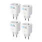 Meross MSS315CFH smart vägguttag med energimätning och Matter, 4-pack