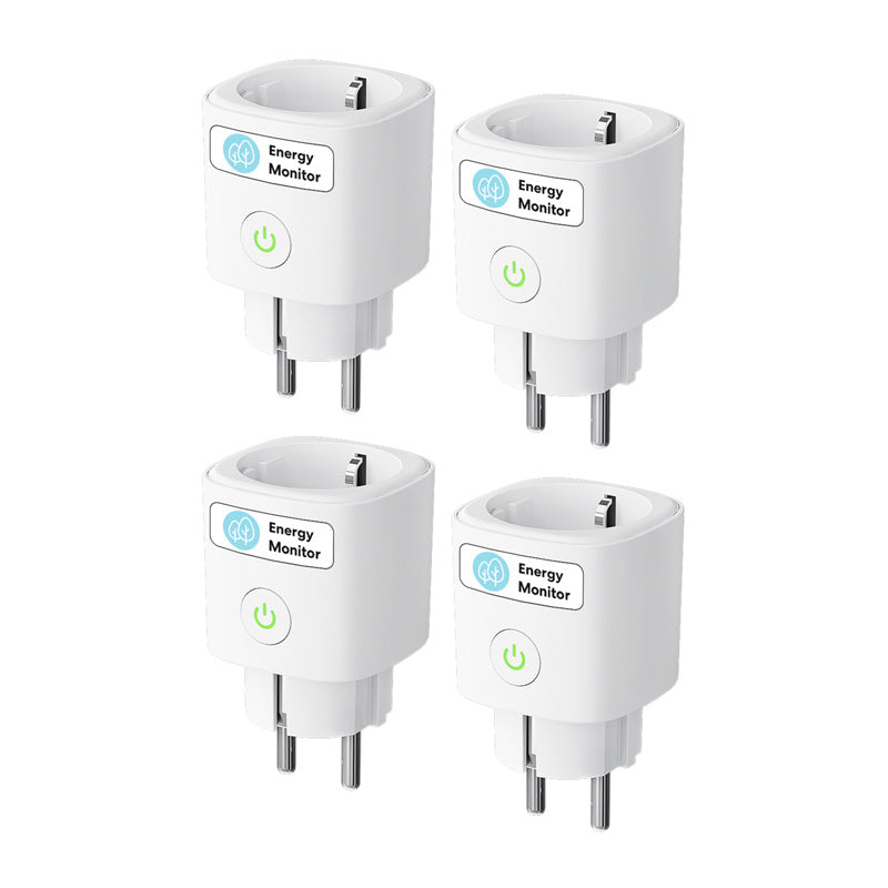 Meross MSS315CFH smart vägguttag med energimätning och Matter, 4-pack