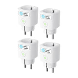 Meross MSS315CFH smart vägguttag med energimätning och Matter, 4-pack