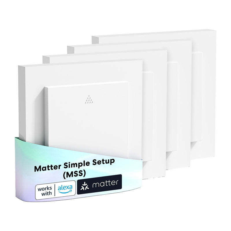 Meross MRS105MA smart WiFi-brytare för rulljalusi med Matter, 4-pack