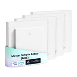 Meross MRS105MA smart WiFi-brytare för rulljalusi med Matter, 4-pack