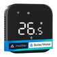 Meross MTS215BMA-B smart Wi-Fi-termostat för vattenburen värme, svart