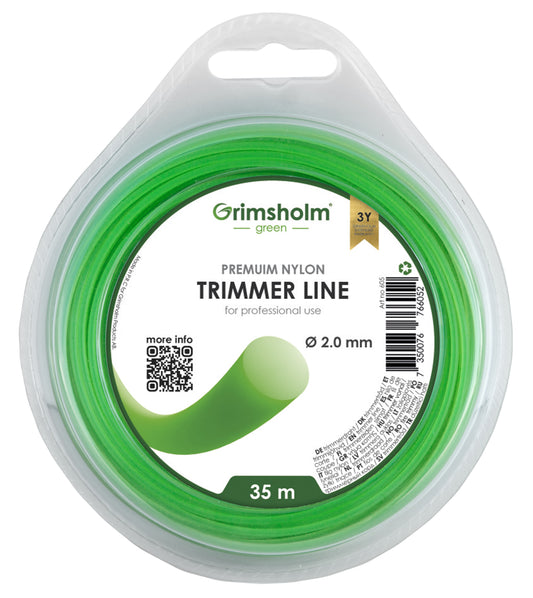 Trimmertråd 2,0mm / rund / 35m