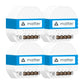 Meross MSS815MA-UN smart Wi-Fi-brytarmodul med Matter och energimätning, 4-pack