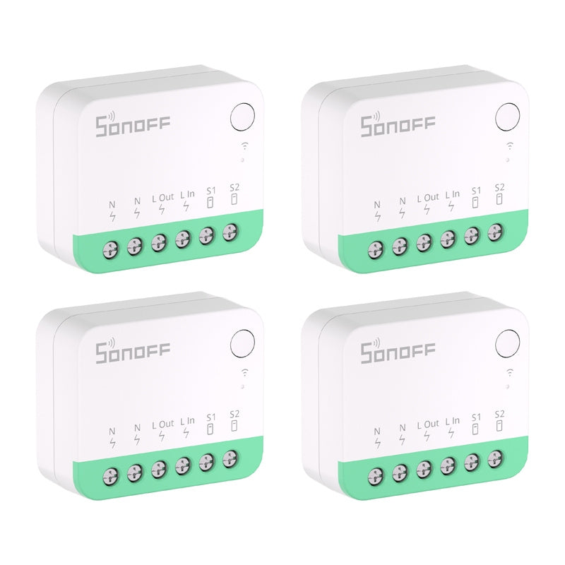 Sonoff MINIR4M Matter smart styrmodul för belysning, 4-pack