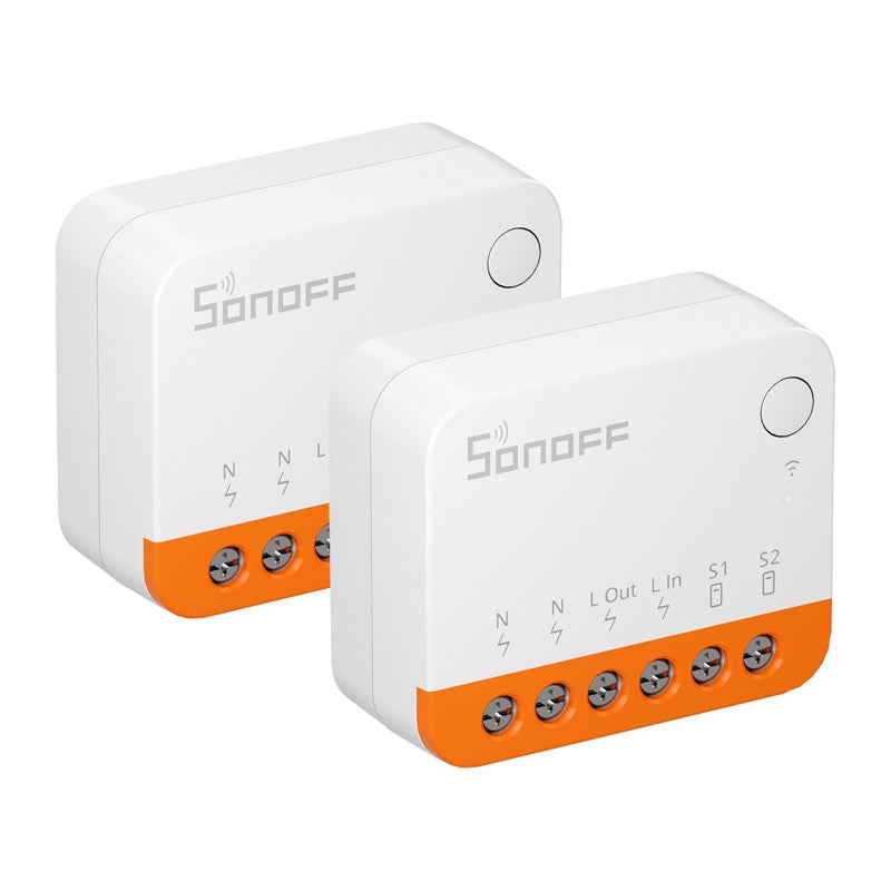Sonoff MINIR4 smart Wi-Fi-styrmodul för belysning, 2-pack