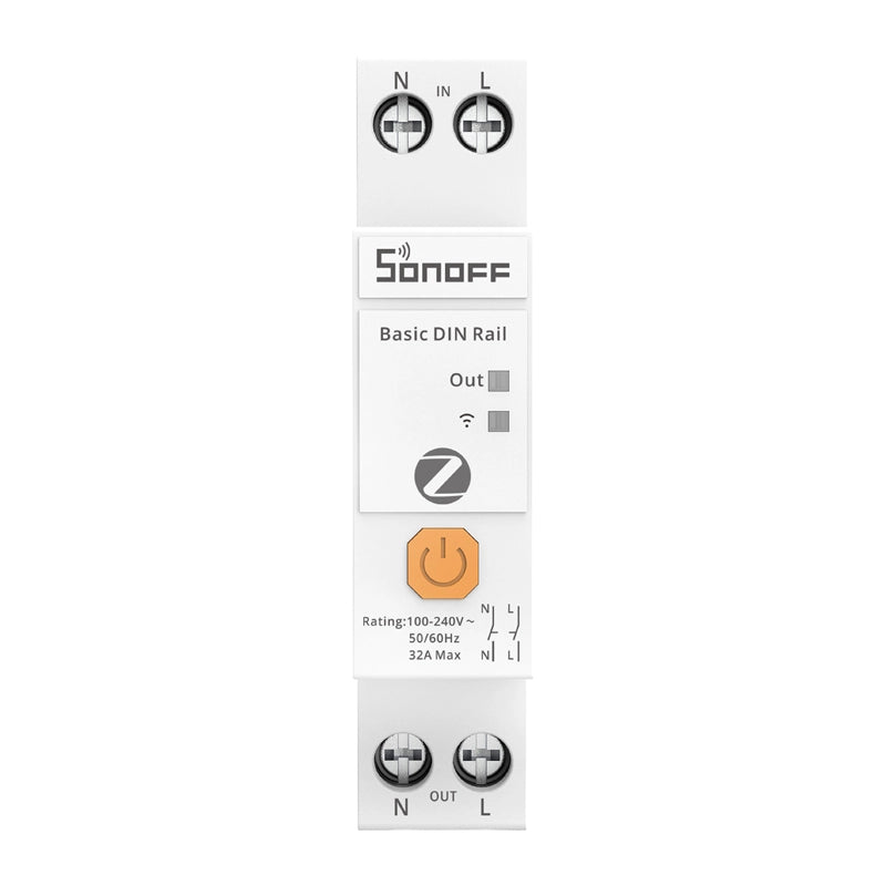Sonoff BASIC-ZB1GSP framsida med knapp