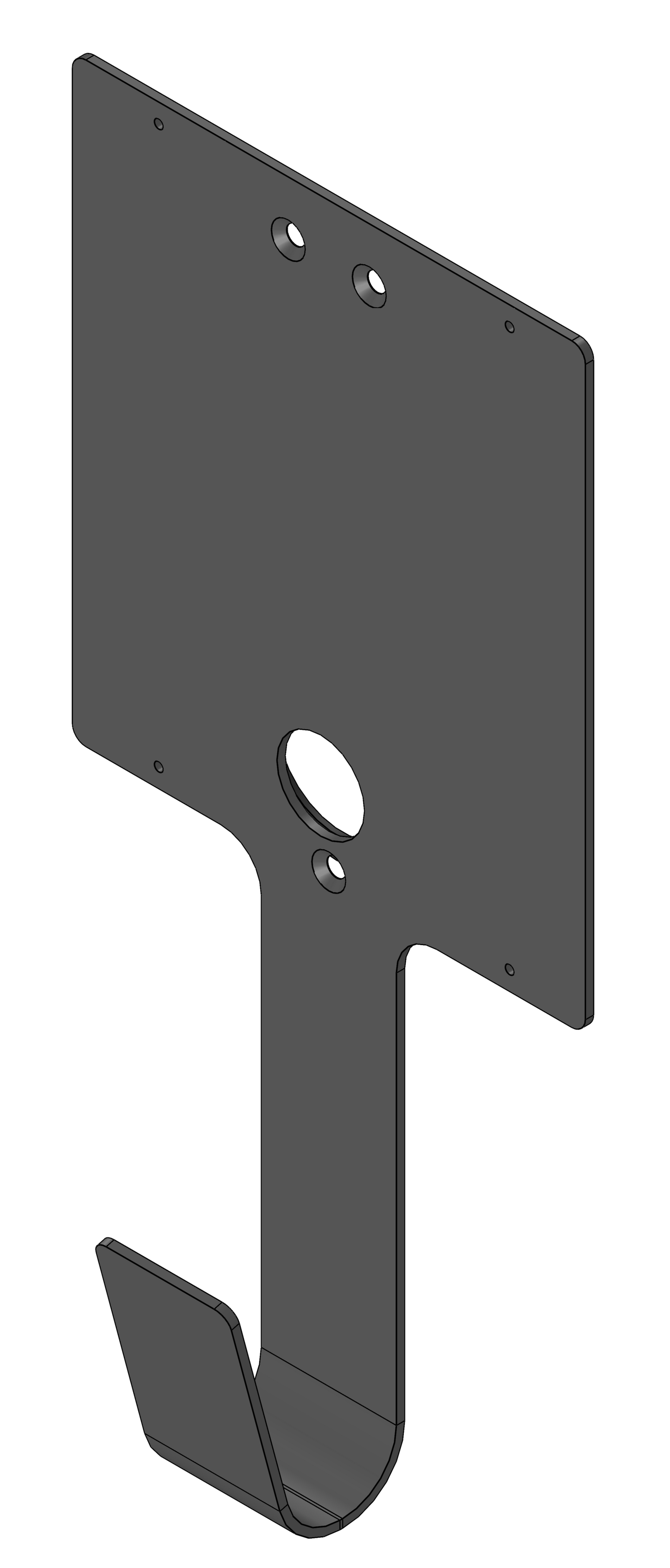Fästplatta NexBlue 1-way kit