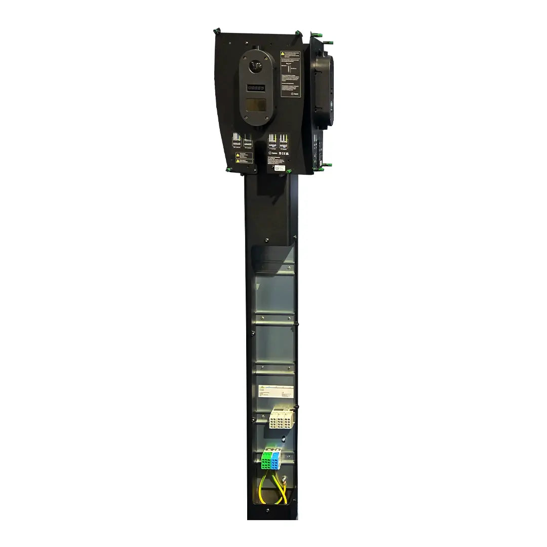 S-Line Base laddstolpe 120 Zaptec Pro 1-4-way