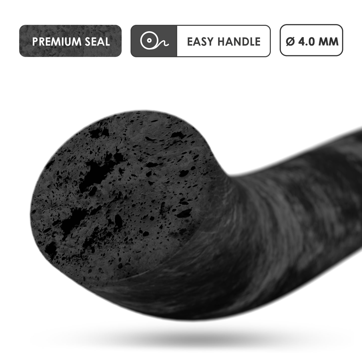 Tätningslist för robotgräsklippare 4.0 mm, 3 m