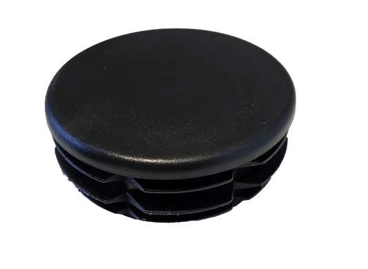 Stolphatt / täcklock svart för 60mm stolpe