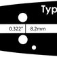 Motorsågssvärd Premium Cut 15" .325" .058"/1.5mm (för Husqvarna)