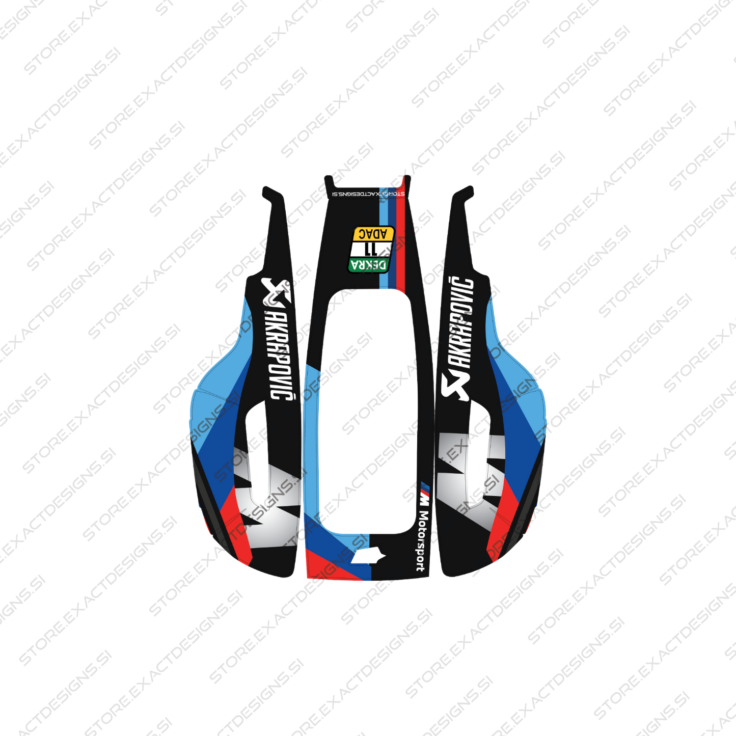 BMW Safety Car – Sticker for Mammotion Robotic Lawn Mowers Exact Designs
