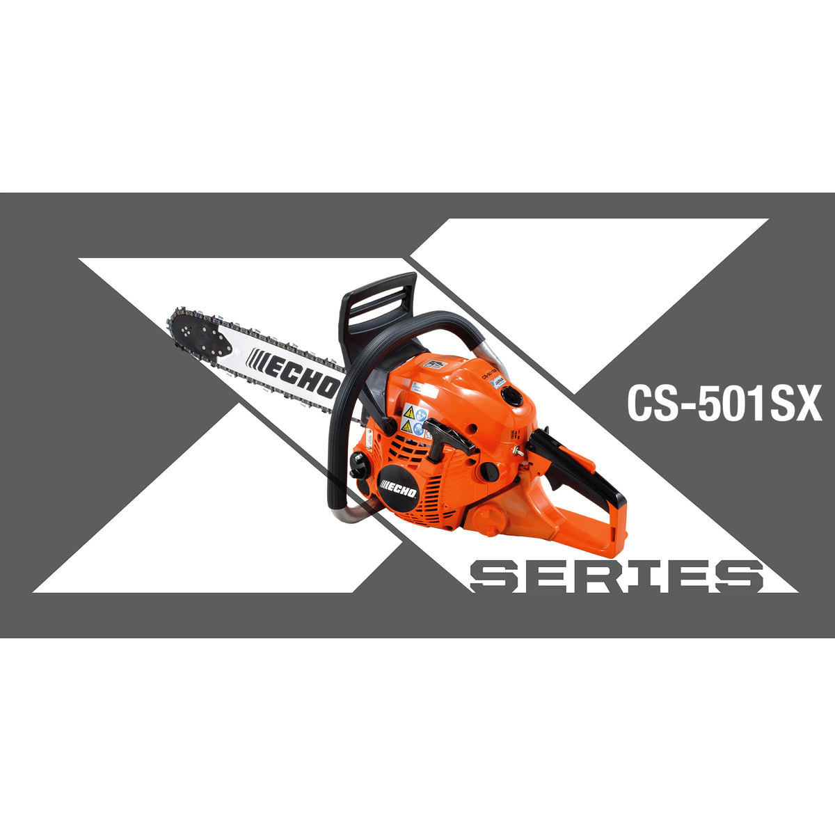 ECHO CS-501SXH/45RV Motorsåg 45 cm med uppvärmt handtag, 50,2 cm³