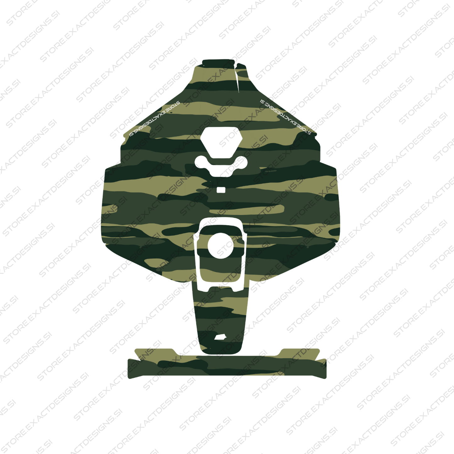 Camouflage Woodland – Sticker for Mammotion Robotic Lawn Mowers Exact Designs
