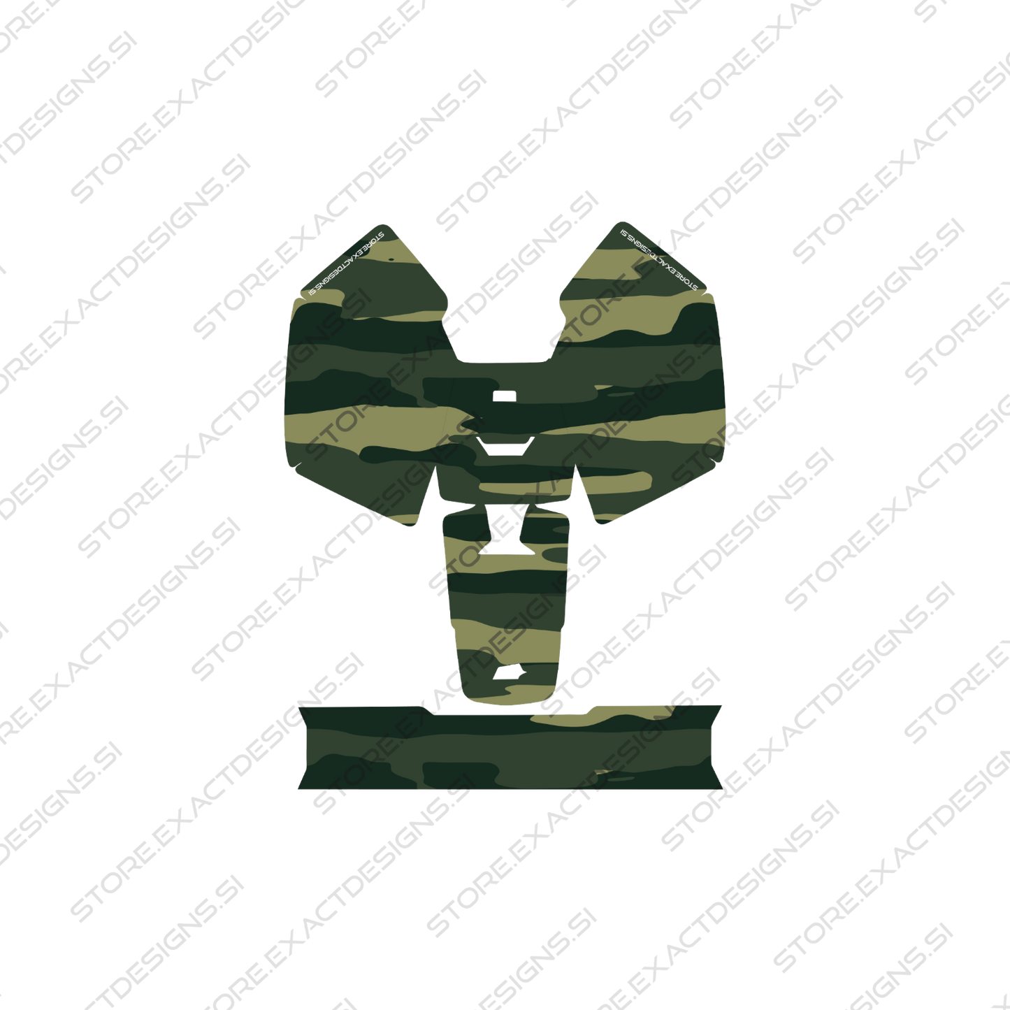 Camouflage Woodland – Sticker for Mammotion Robotic Lawn Mowers Exact Designs