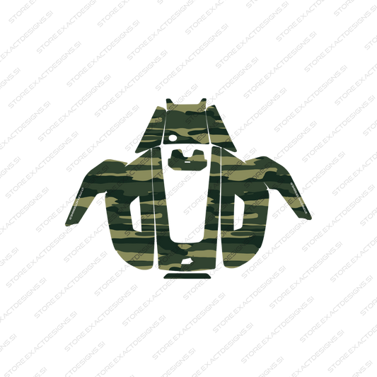 Camouflage Woodland – Sticker for Mammotion Robotic Lawn Mowers Exact Designs