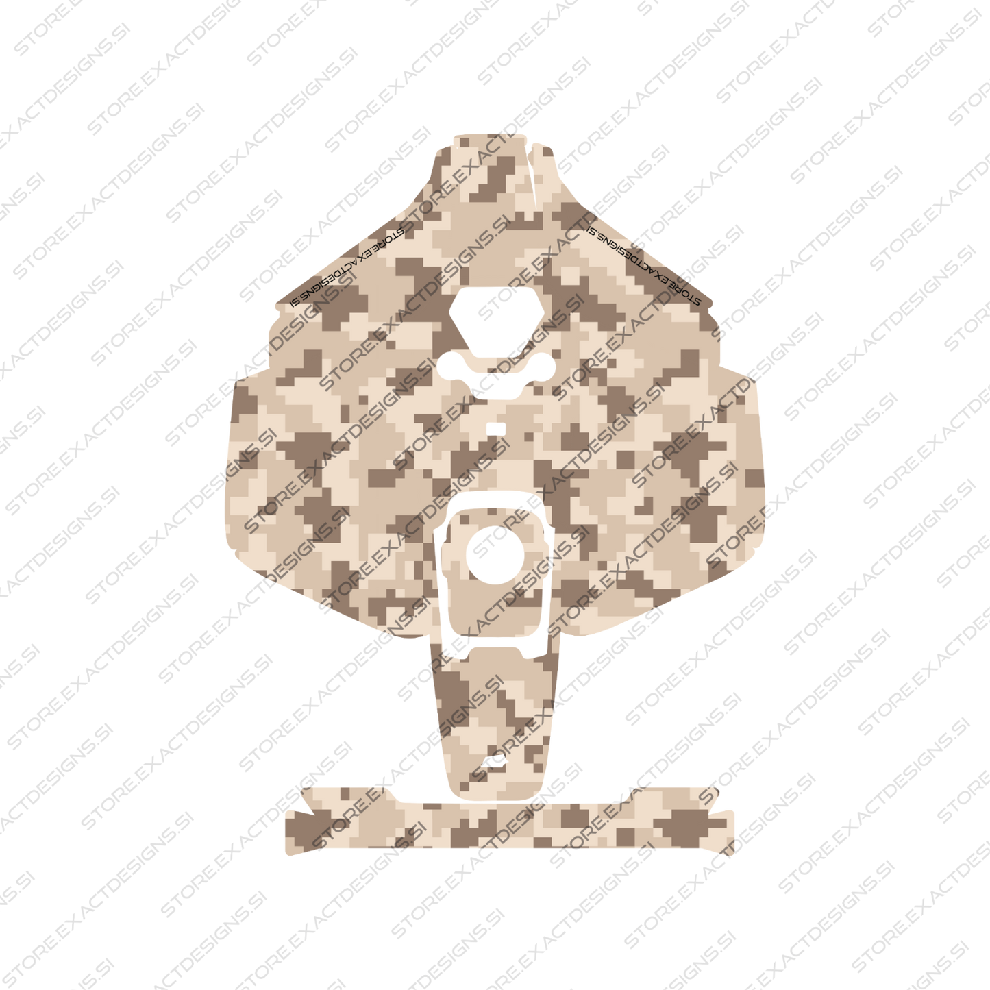 Camouflage Desert – Sticker for Mammotion Robotic Lawn Mowers Exact Designs